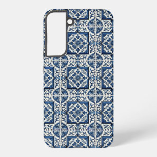 Mediterranean Tiles, Portuguese, Azulejo, Majolica Samsung Galaxy S22+ Case