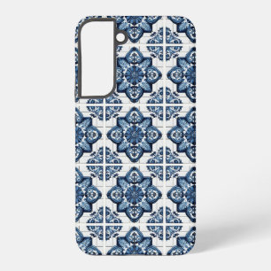 Mediterranean Tiles, Portuguese, Azulejo, Majolica Samsung Galaxy S22+ Case