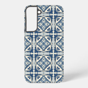 Mediterranean Tiles, Portuguese, Azulejo, Majolica Samsung Galaxy S22+ Case