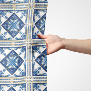 Mediterranean Tiles, Portuguese, Azulejo, Majolica Scarf