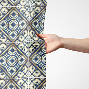 Mediterranean Tiles, Portuguese, Azulejo, Majolica Scarf