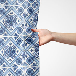 Mediterranean Tiles, Portuguese, Azulejo, Majolica Scarf