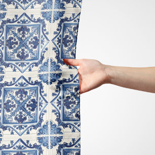 Mediterranean Tiles, Portuguese, Azulejo, Majolica Scarf