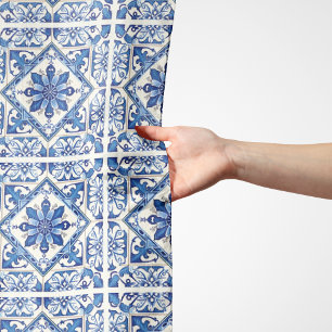 Mediterranean Tiles, Portuguese, Azulejo, Majolica Scarf