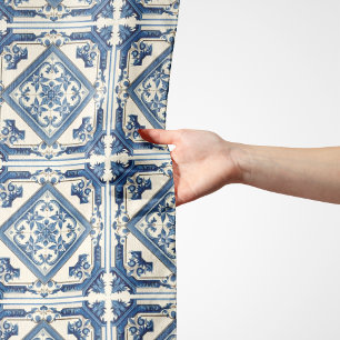 Mediterranean Tiles, Portuguese, Azulejo, Majolica Scarf