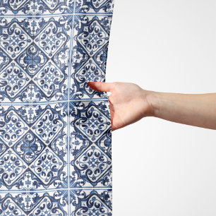 Mediterranean Tiles, Portuguese, Azulejo, Majolica Scarf