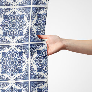 Mediterranean Tiles, Portuguese, Azulejo, Majolica Scarf