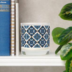 Mediterranean Tiles, Portuguese, Azulejo, Majolica Scented Candle