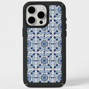 Mediterranean Tiles, Portuguese, Azulejo, Majolica iPhone 15 Pro Max Case
