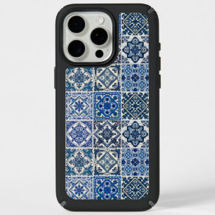 Mediterranean Tiles, Portuguese, Azulejo, Majolica iPhone 15 Pro Max Case