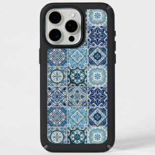 Mediterranean Tiles, Portuguese, Azulejo, Majolica iPhone 15 Pro Max Case