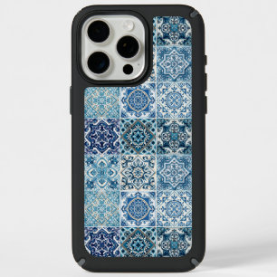 Mediterranean Tiles, Portuguese, Azulejo, Majolica iPhone 15 Pro Max Case