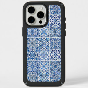 Mediterranean Tiles, Portuguese, Azulejo, Majolica iPhone 15 Pro Max Case