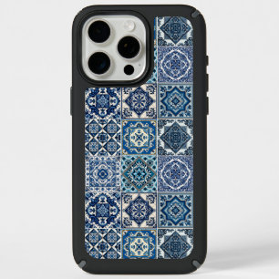 Mediterranean Tiles, Portuguese, Azulejo, Majolica iPhone 15 Pro Max Case