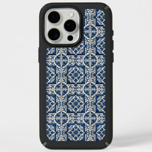Mediterranean Tiles, Portuguese, Azulejo, Majolica iPhone 15 Pro Max Case