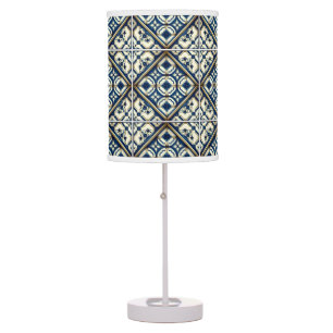 Mediterranean Tiles, Portuguese, Azulejo, Majolica Table Lamp