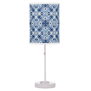Mediterranean Tiles, Portuguese, Azulejo, Majolica Table Lamp