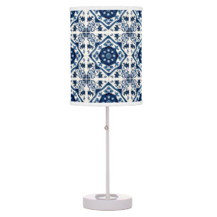 Mediterranean Tiles, Portuguese, Azulejo, Majolica Table Lamp