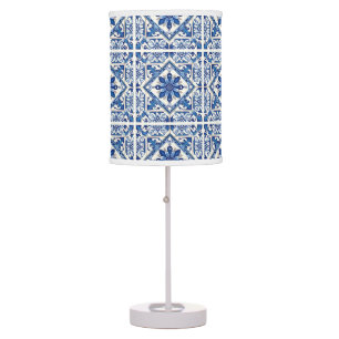 Mediterranean Tiles, Portuguese, Azulejo, Majolica Table Lamp