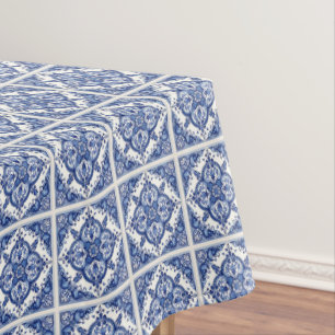 Mediterranean Tiles, Portuguese, Azulejo, Majolica Tablecloth