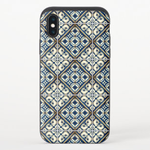 Mediterranean Tiles, Portuguese, Azulejo, Majolica iPhone XS Slider Case