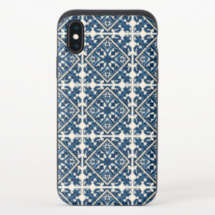 Mediterranean Tiles, Portuguese, Azulejo, Majolica iPhone XS Slider Case
