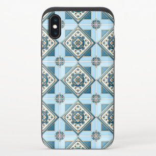 Mediterranean Tiles, Portuguese, Azulejo, Majolica iPhone XS Slider Case