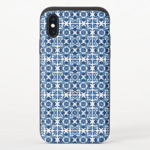 Mediterranean Tiles, Portuguese, Azulejo, Majolica iPhone XS Slider Case