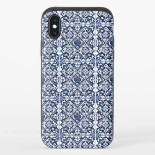 Mediterranean Tiles, Portuguese, Azulejo, Majolica iPhone XS Slider Case