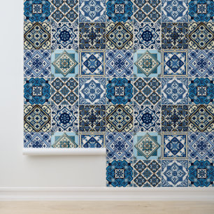 Mediterranean Tiles, Portuguese, Azulejo, Majolica Wallpaper