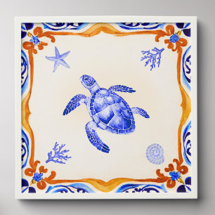 Mediterranean Turtle Peel And Stick Photo Tile