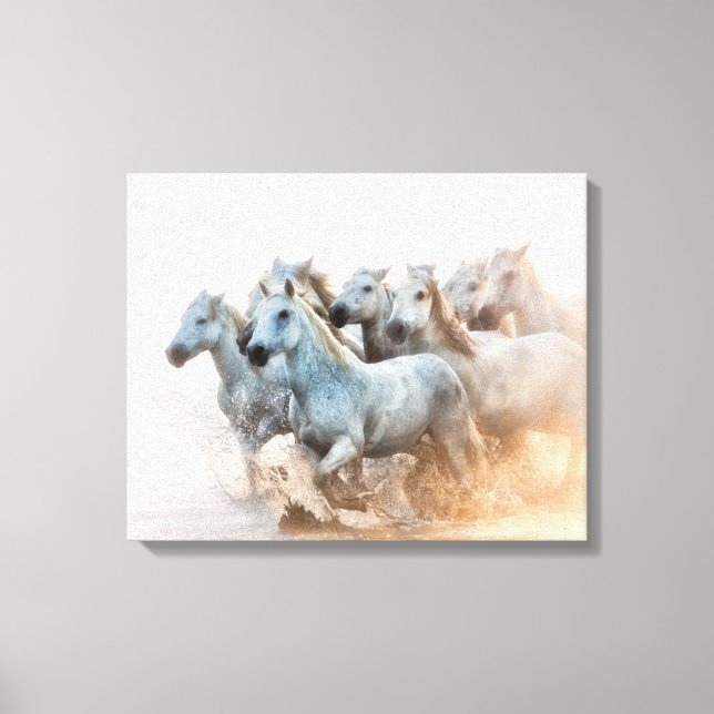 Mediterranean Water at Sunrise Canvas Print (Front)