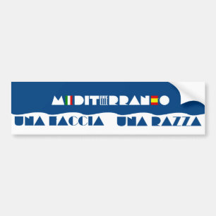 MEDITERRANEO BUMPER STICKER