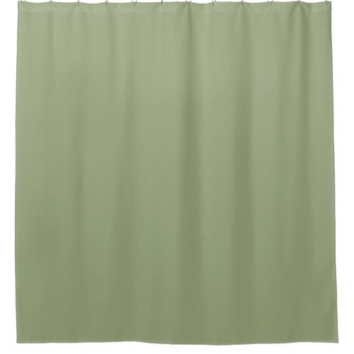 Medium Avocado Green Solid Color PPG1121_5 Shower Curtain