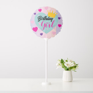 Medium balloon for birthday girls