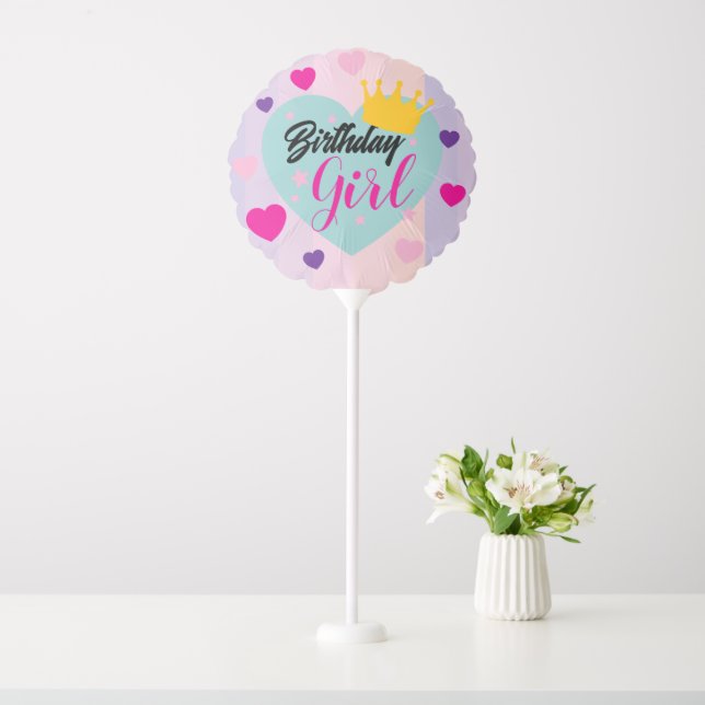 Medium balloon for birthday girls (In SItu)