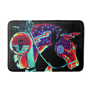 Medium Bath Mat with "Painted Pony" Design