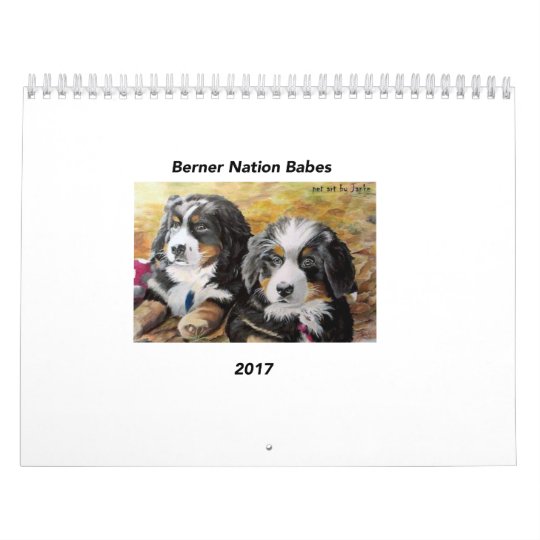 Medium Berner Nation Babes 2017 calender Calendar