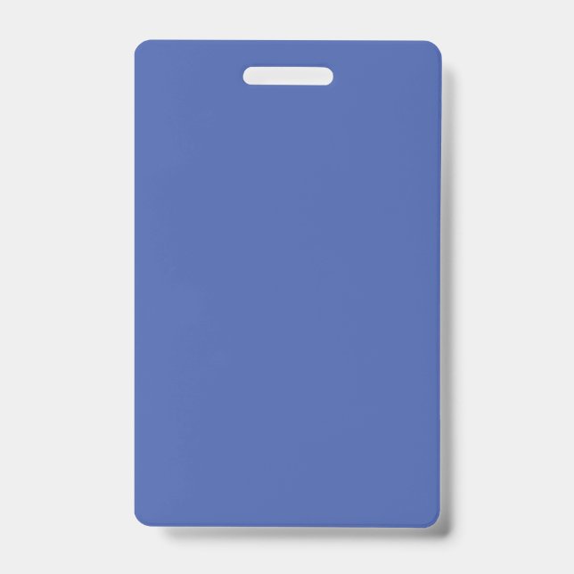  Medium Blue #445EAA, Faded Blue Badge (Front)