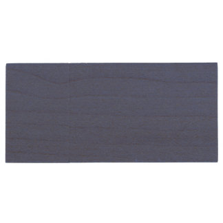 Medium Blue, Dusky Blue USB Wooden Flash Drive