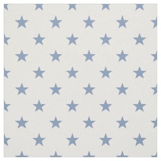 Medium Blue Stars (small scale) Fabric