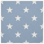 Medium Blue White Stars (small scale) Fabric