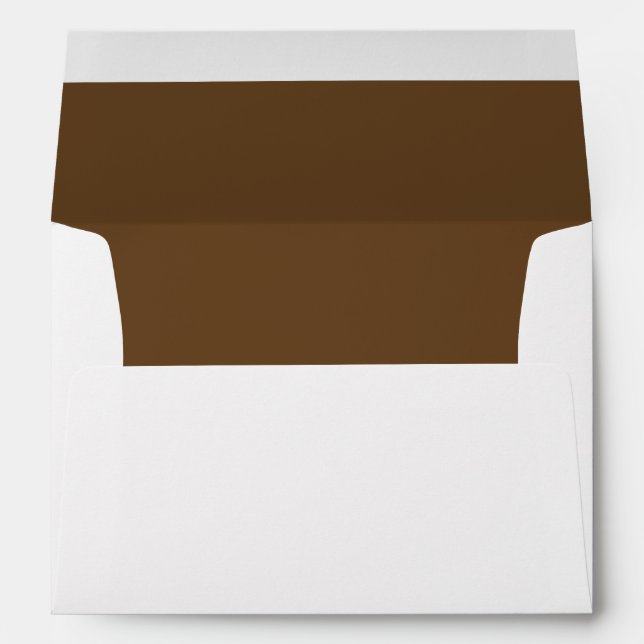Medium Brown Trim - Envelope (Back (Bottom))