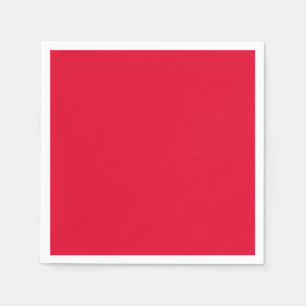 Medium Candy Apple Red Solid Color Napkins
