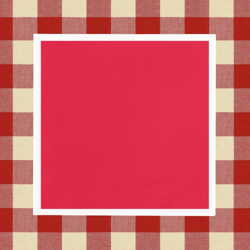 Medium Candy Apple Red Solid Color Napkins