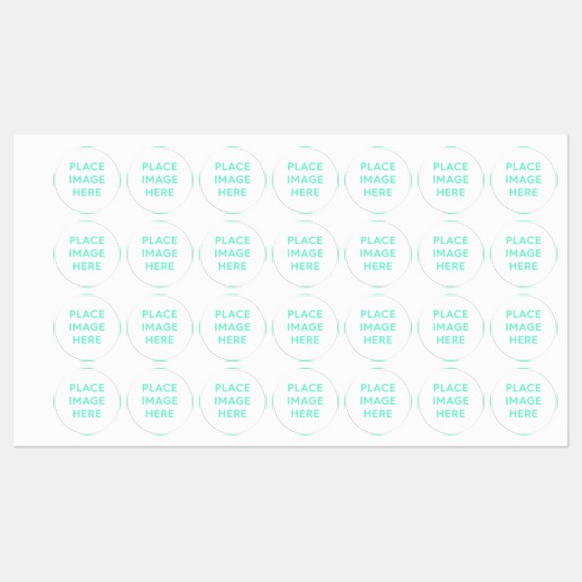 Medium Circle Iron On Label (Sheet)