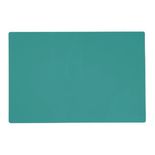 Medium/Dark Medium Turquoise solid color Placemat