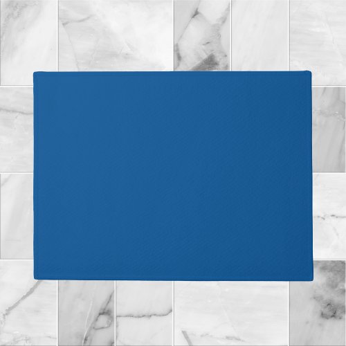 Medium Electric Blue Solid Color Doormat