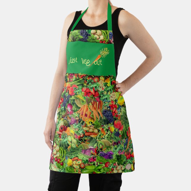 (Medium) Fashionable Chef Healthy Vegetable Apron (Insitu)