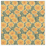 Medium Floral Pattern Marigolds Flowers Fabric